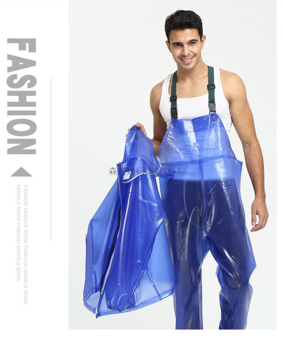 大渔牌雨衣 2022新款升级面料【渔民背带雨衣】捕大渔牌船用养殖牛筋