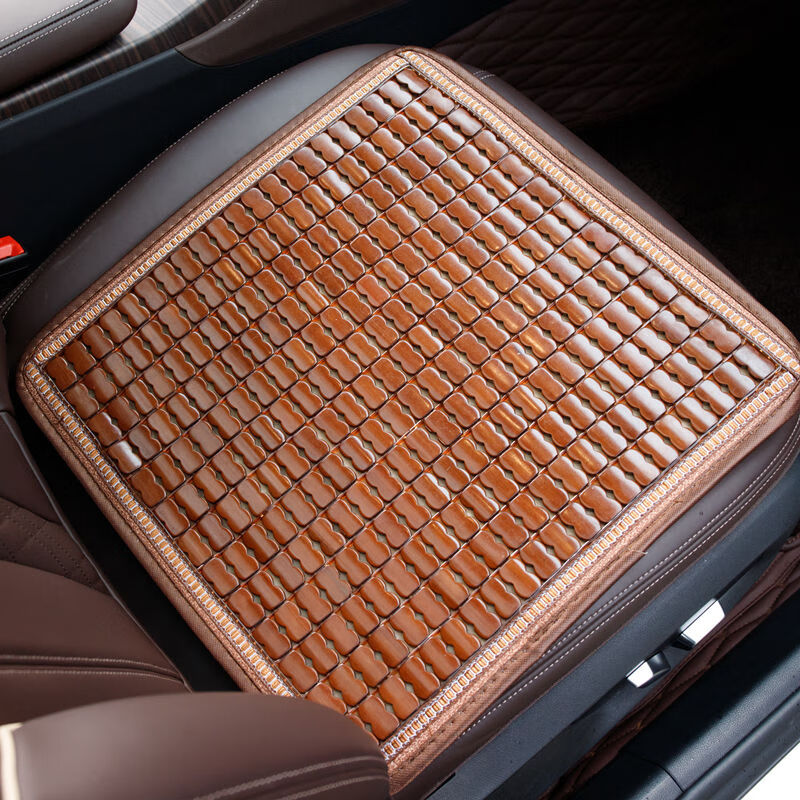 汽车坐垫凉垫通用货车 汽车凉坐垫子三件套竹片电动车五座通用麻将