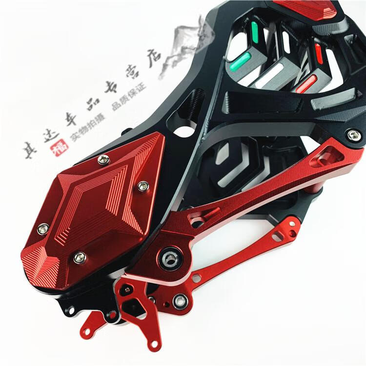 适用于小牛n1s电动车改装 实心莲花龙骨排骨平叉cnc铝合金后平叉 小牛