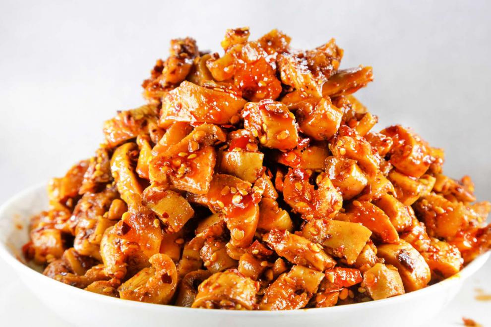 贵州特产麻辣香脆萝卜干丁开胃下饭咸酱腌菜320g*2瓶