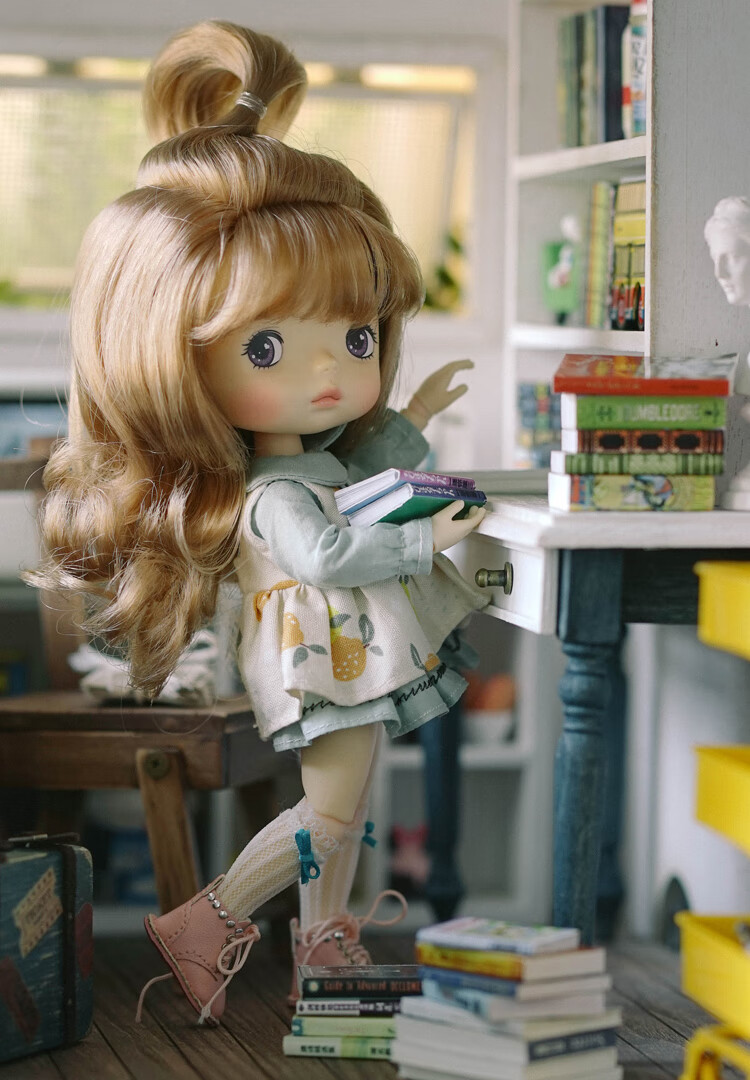 野蛮球形bjd胶皮娃娃8分整娃果果丑丑节日礼物果果关节体不含鞋如图