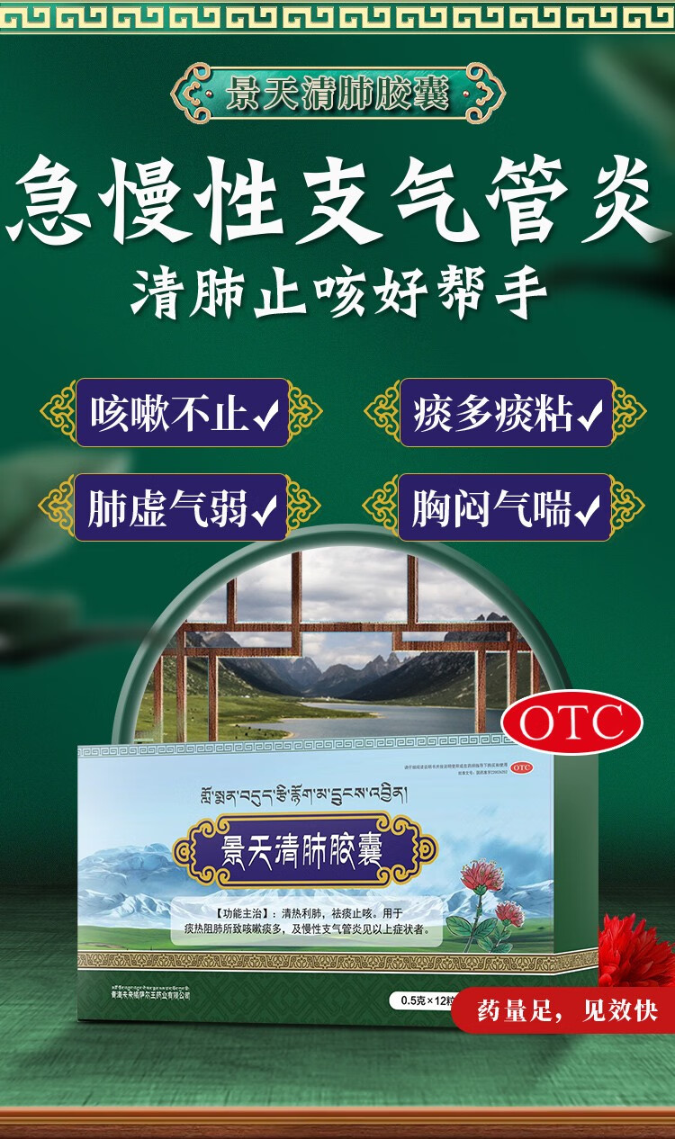 九景堂 景天清肺胶囊 0.