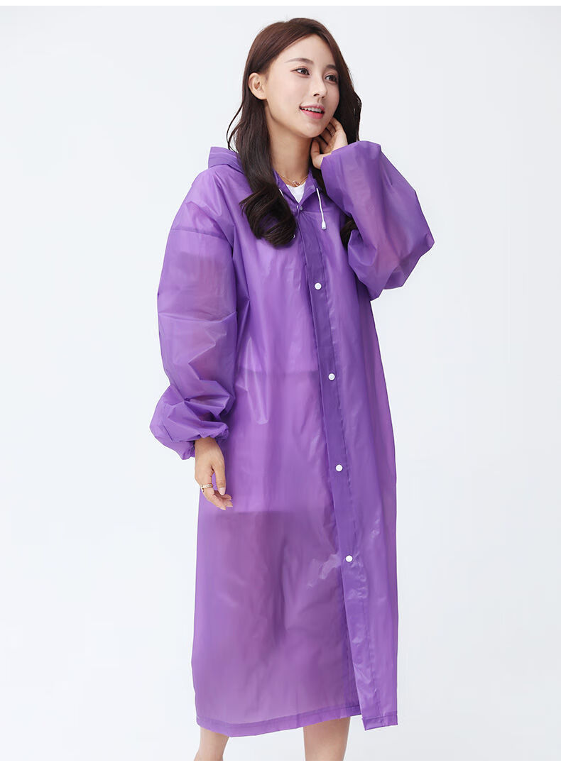 雨衣长款成人防护雨服登山大人旅游加厚儿童非一次性户外雨披透明