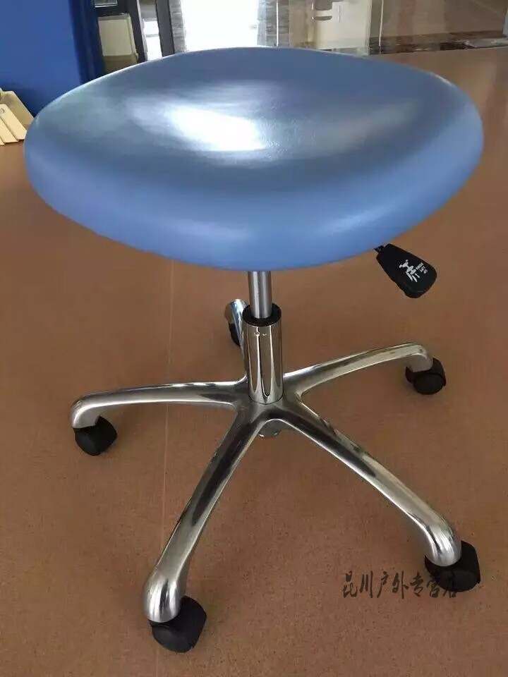 康复pt凳康复师椅子护士凳液压油缸不锈钢升降旋转移动式康复pt训练凳