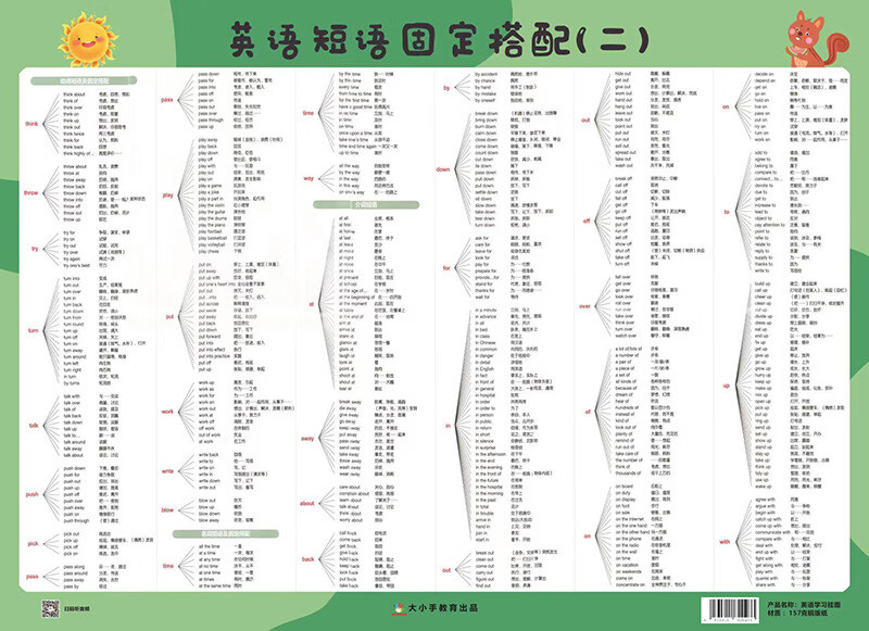 音标挂图初中零基础学英语速记挂图 中小学自然拼读知识挂图音标单词