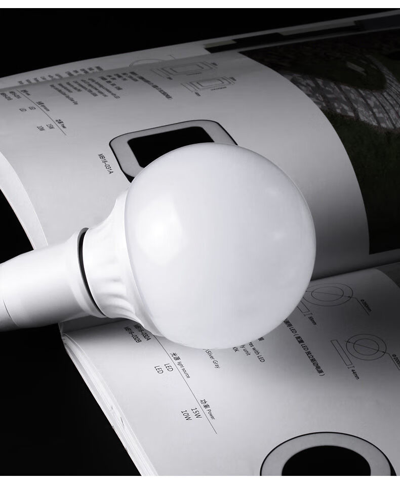 仓梵led镜前灯龙珠泡超亮家用节能灯泡e27螺口客厅吊灯无频闪护眼球泡