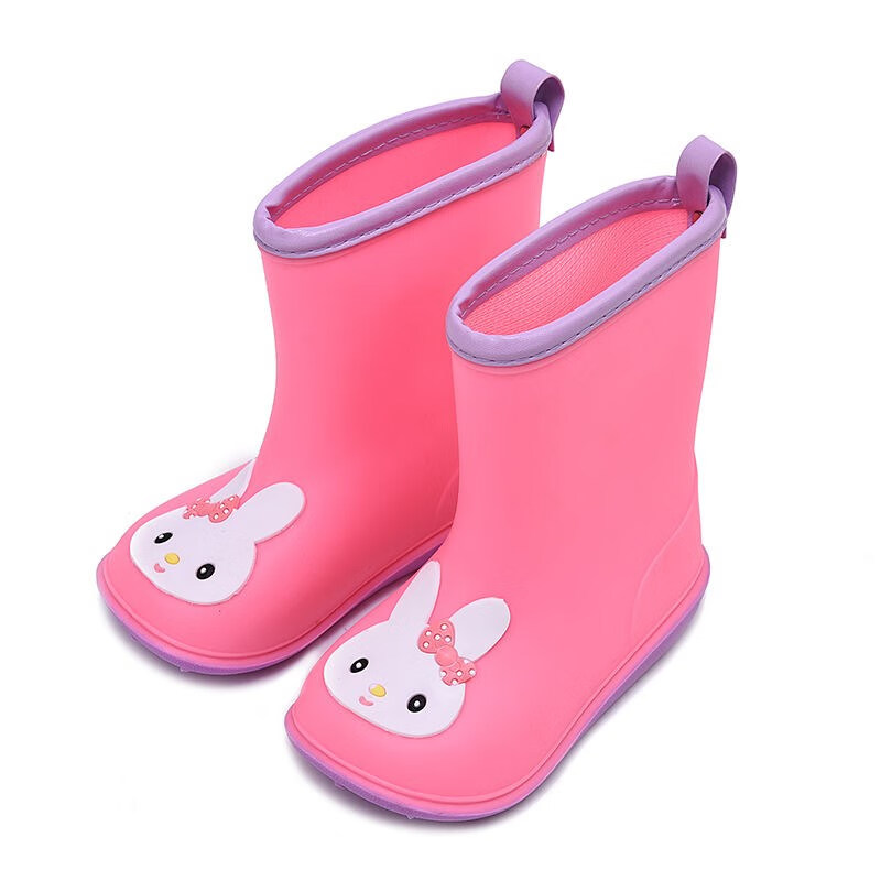派朗卡宝宝雨靴水鞋儿童雨鞋雨衣防滑男童1-2岁3小童婴幼儿小孩女童