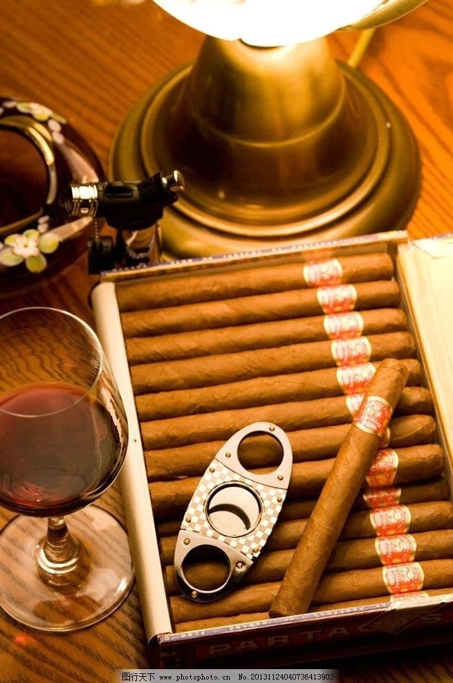 纯宝礼品过节玻多瓦尔茶雪茄高霸希古巴雪茄盒烟盒雪茄剪打火机口味佳