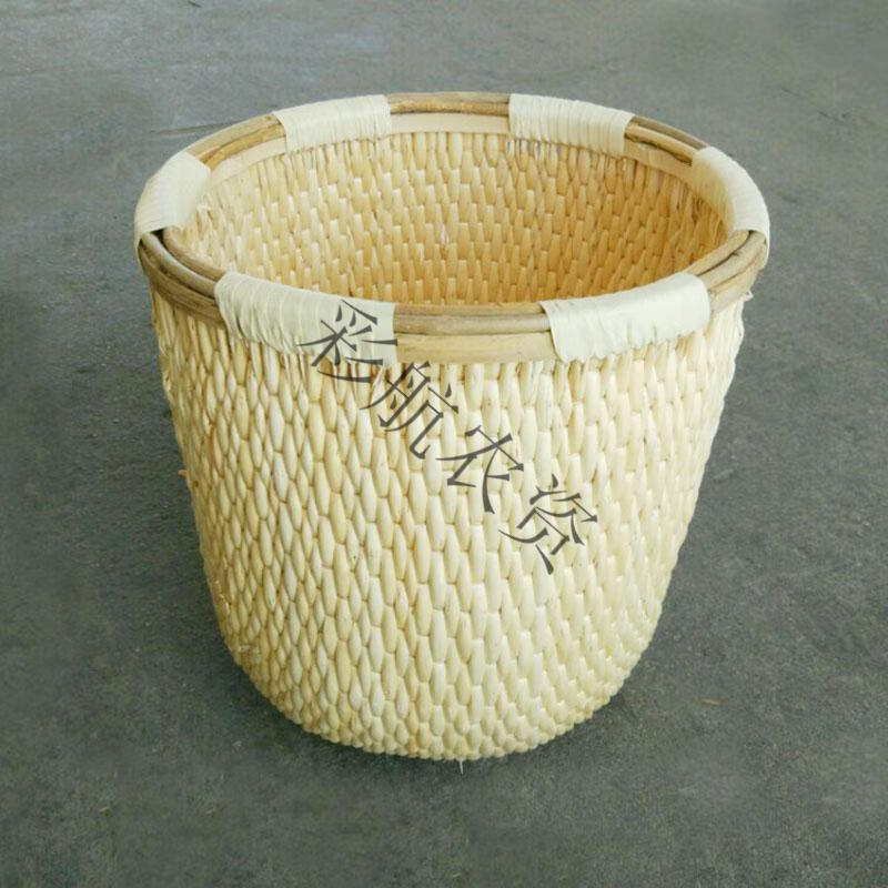 纯手工编制提斗粮食加工用具柳条笆斗柳编米斗巴斗收