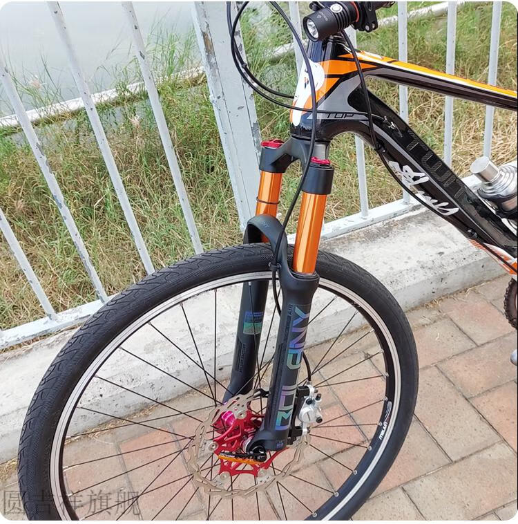 rockshox前叉2627529寸山地车同款阻尼龟兔线控气压减震气叉26寸锥管