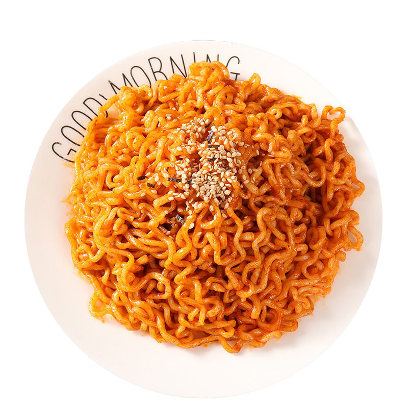 火鸡面正宗拌面素食冲泡零食干吃干脆泡方便面