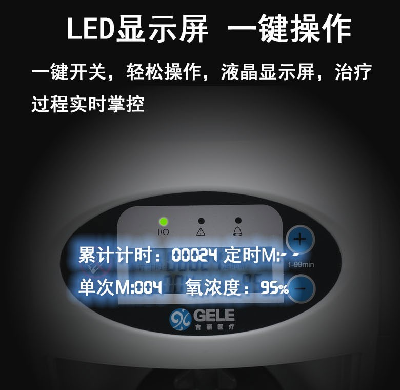 【门店送货上门加教学】吉丽ge3-3l-w制氧机家用型供氧机老人孕妇氧气