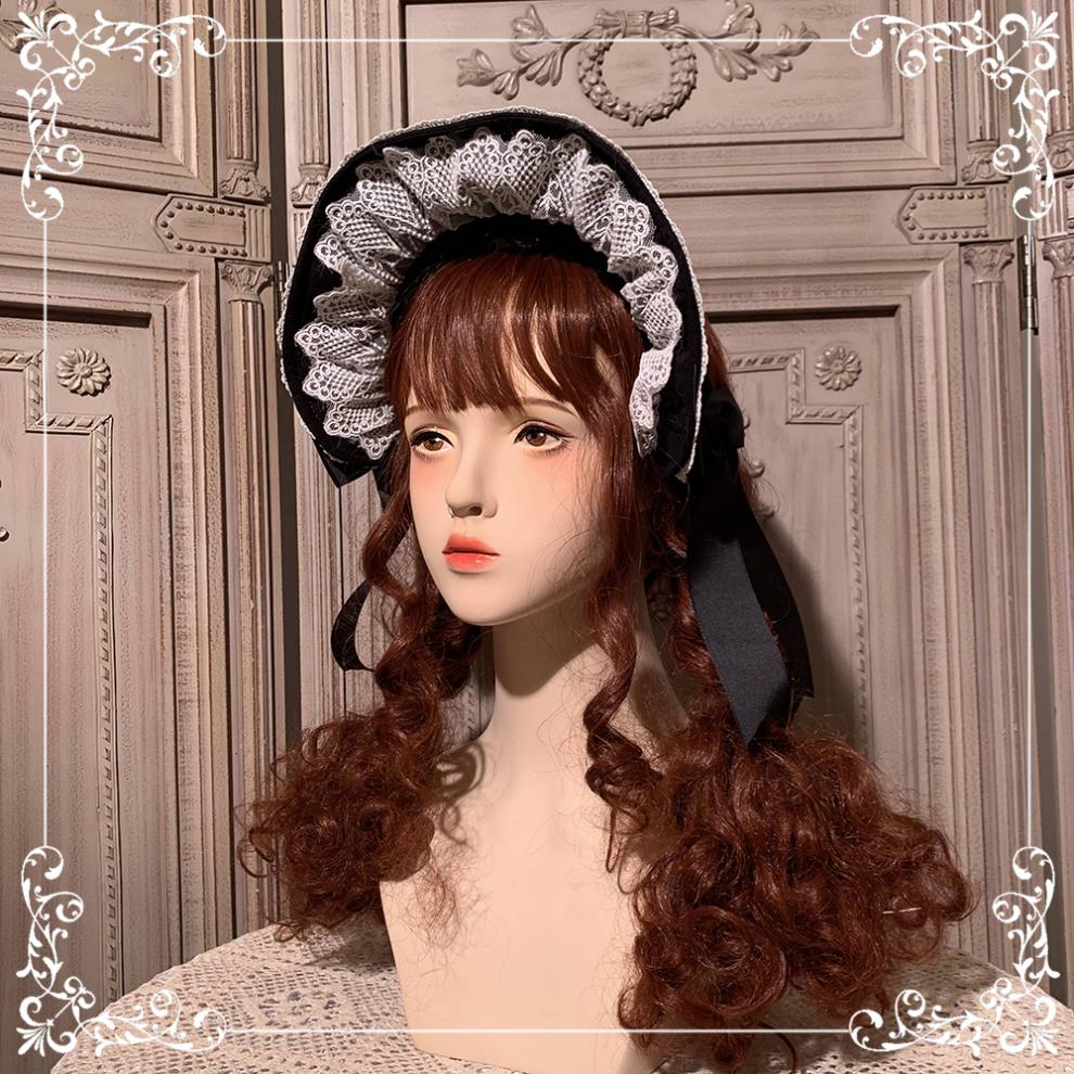 lolita洋装秋冬暗黑系哥特式doll感op连衣裙萝莉塔lolita可爱帽子s