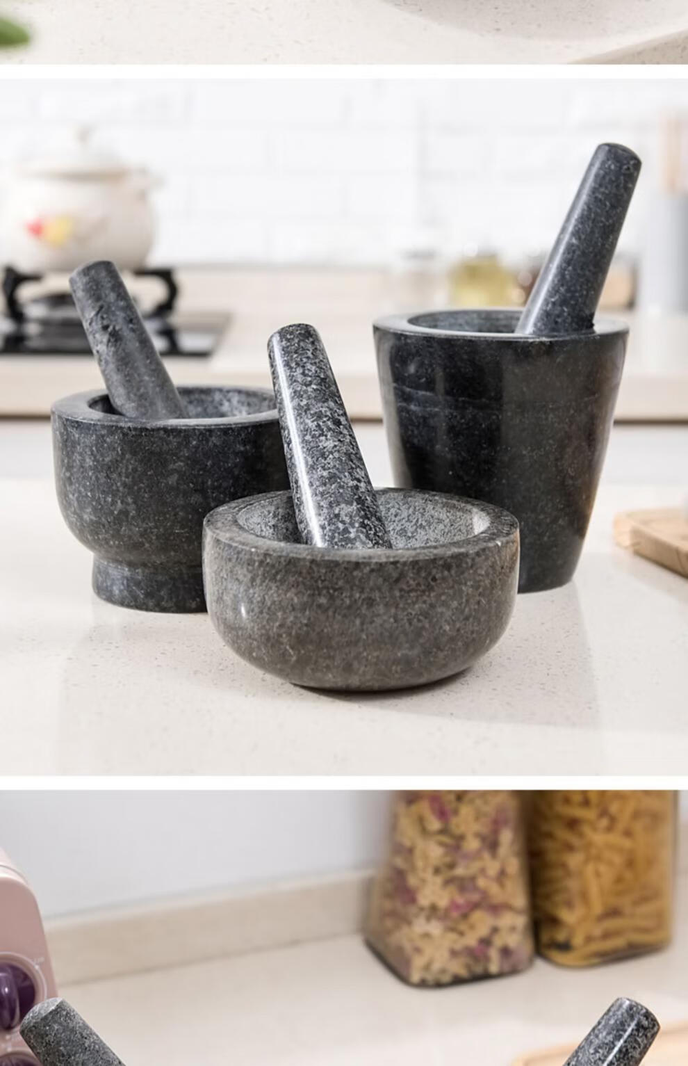 古法辣椒擂厨房研磨器农村石臼擂钵捣蒜器老式家用捣蒜泥器蒜臼子石头