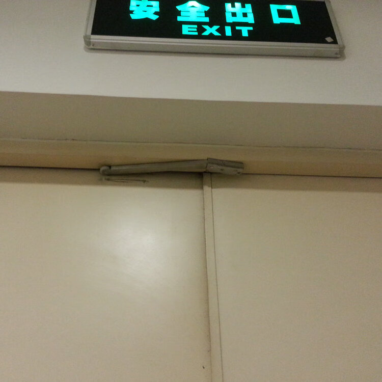 顺位器木质/钢质防火门顺位器 加厚不锈铁顺门器 双开门关门辅助