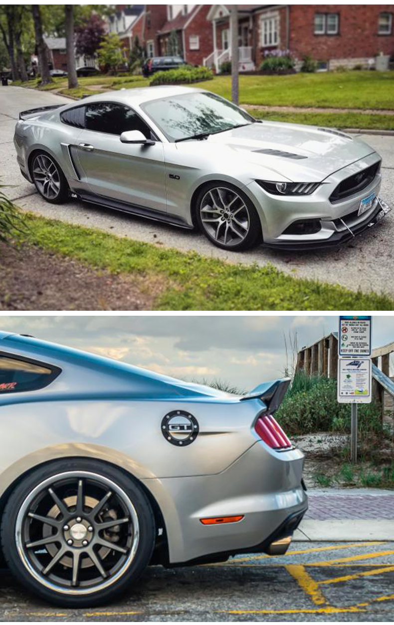 定制适用1520款福特野马改装尾翼mustang碳纤维小尾翼免打孔尾翼外饰