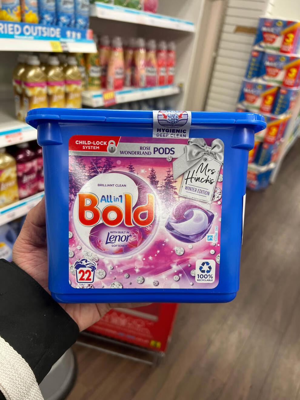 bold洗衣凝珠英国进口bold三合一洗衣球凝珠洗衣液胶囊薰衣草香型宝洁