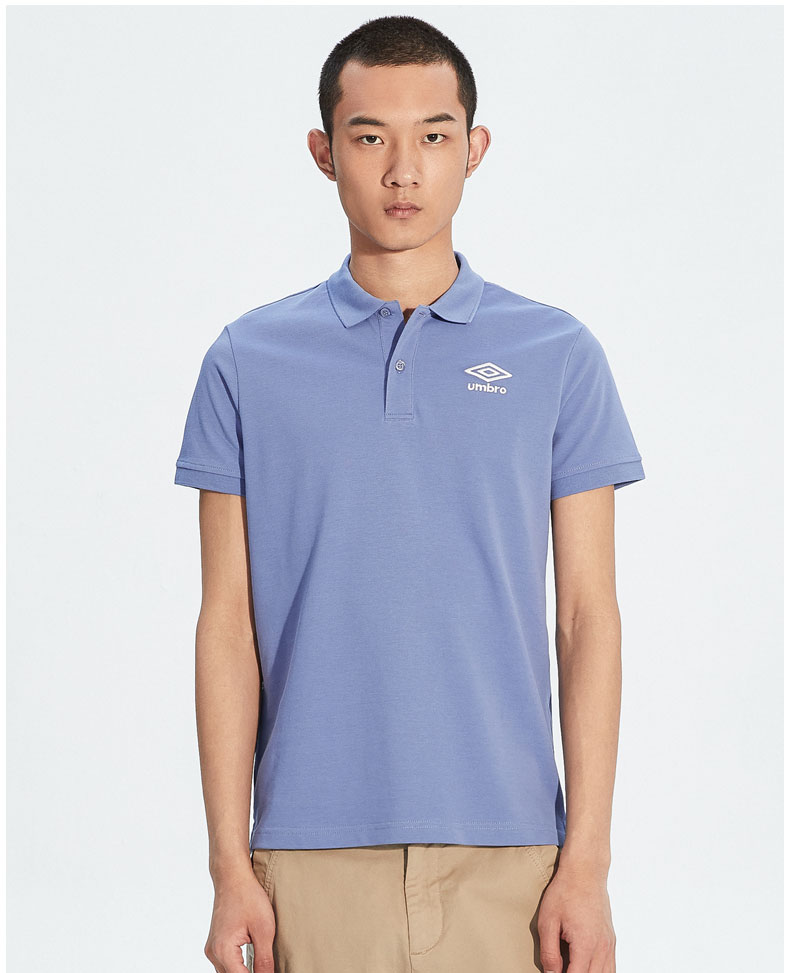 茵宝(umbro)修身简约商务休闲短袖polo衫男翻领t恤运动上衣 ucc63121
