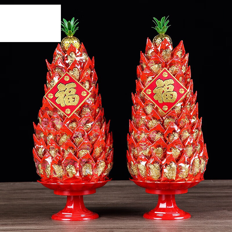 糖果莲花糖塔七彩莲花塔供奉菠萝塔礼佛佳品敬佛拜神