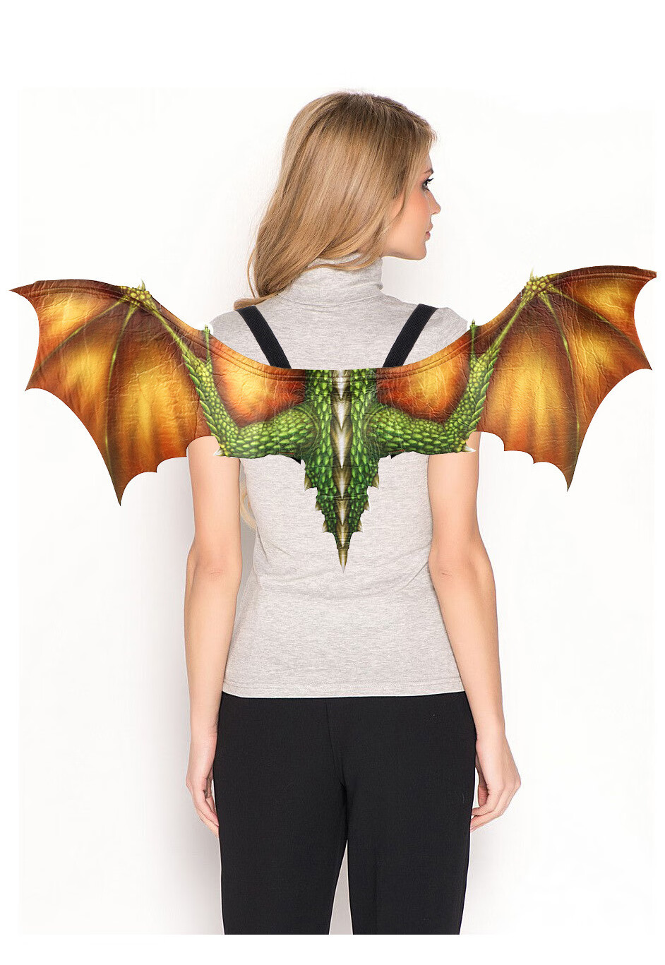 迷铭乐 六一儿童节演出服装 恐龙翅膀 恐龙玩具 圣诞节狂欢节装饰