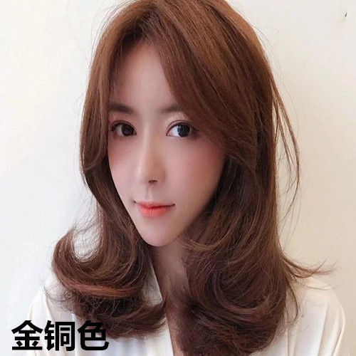 彩色染发剂性学生自己染流行色苦亚麻奶茶雾蓝闷青铜棕色