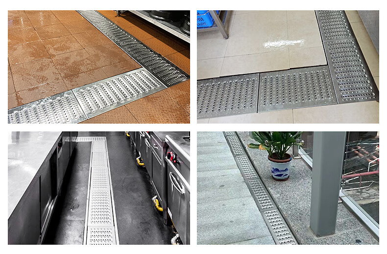 排水沟盖板不锈钢地沟厨房304食堂地沟水槽201酒店下水道 201材质:100
