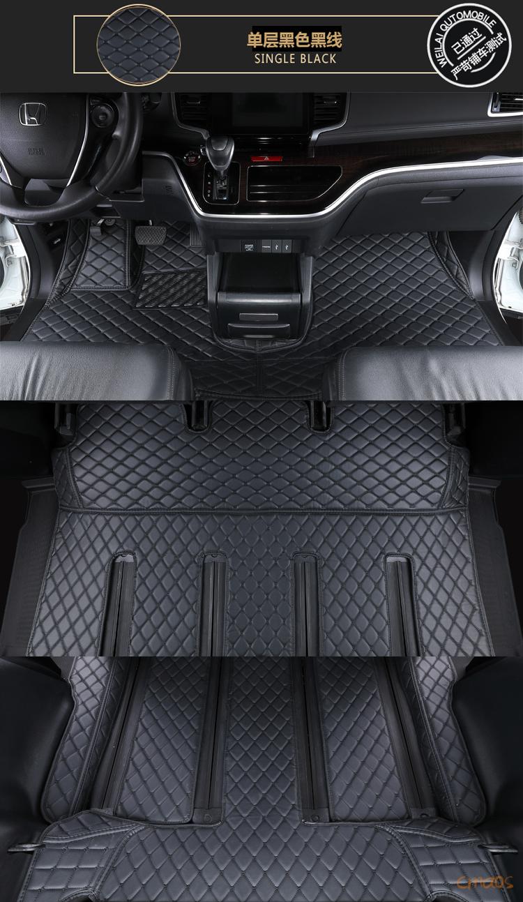 2022款本田奥德赛艾力绅脚垫15171819217座锐混动汽车丝圈七座专用全