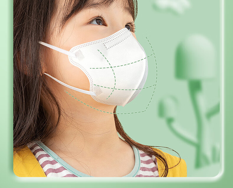 儿童专用医用防护口罩2盒60只 60只儿童n95医用防护口罩【单片独立
