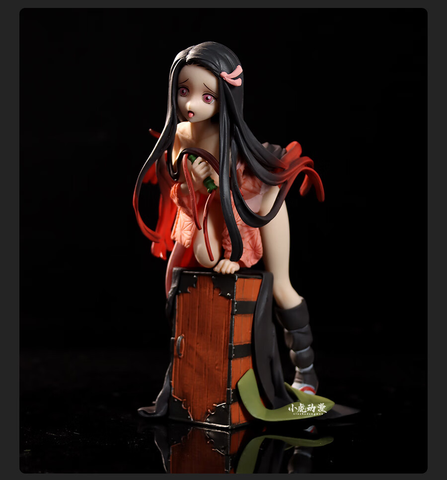 祢豆子手办可脱 鬼灭之刃gki灶门祢豆子箱子跪姿动漫美少女二次元妈见