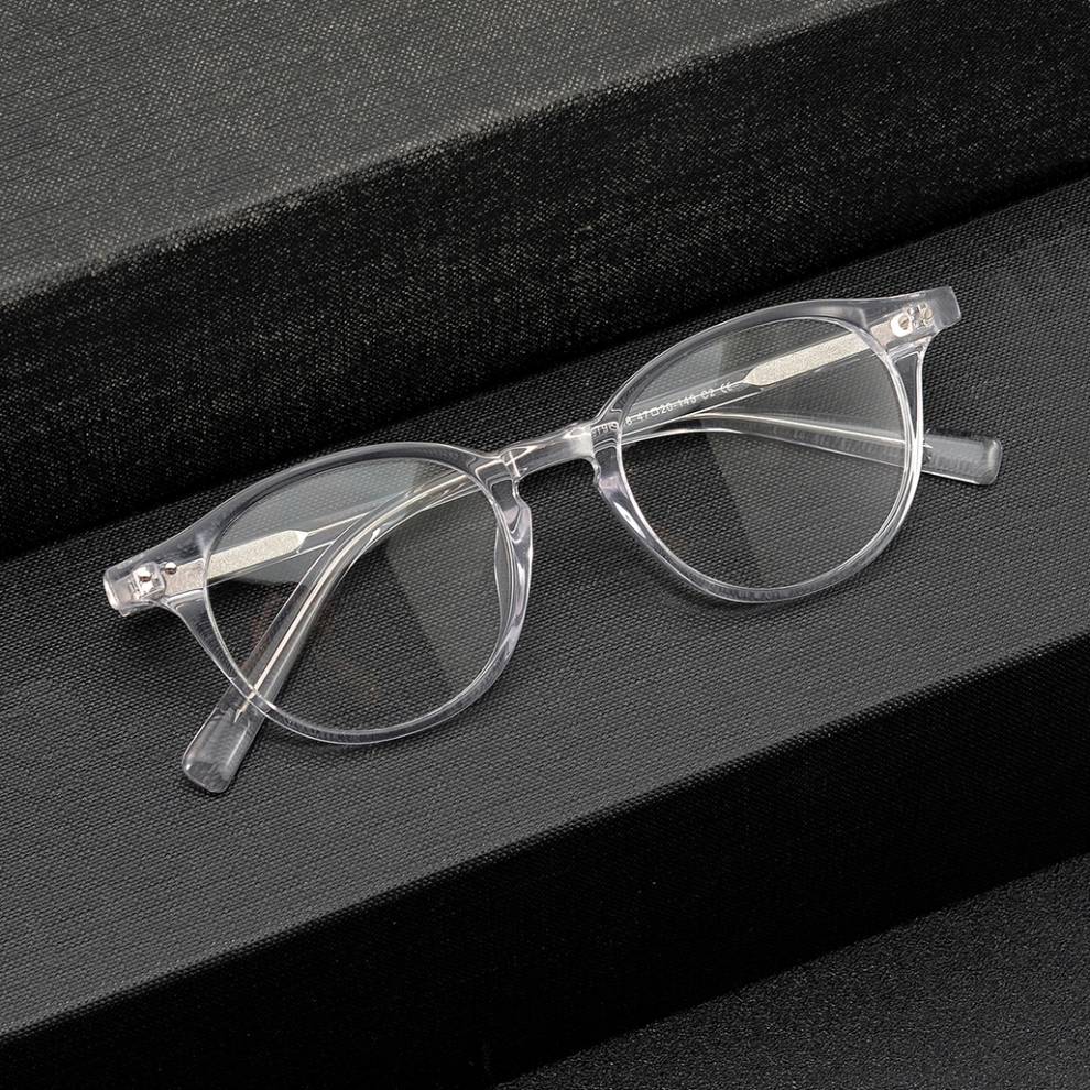 日本手工打造 复古梨形超轻板材玳瑁色眼镜框 可配远近视防蓝光片