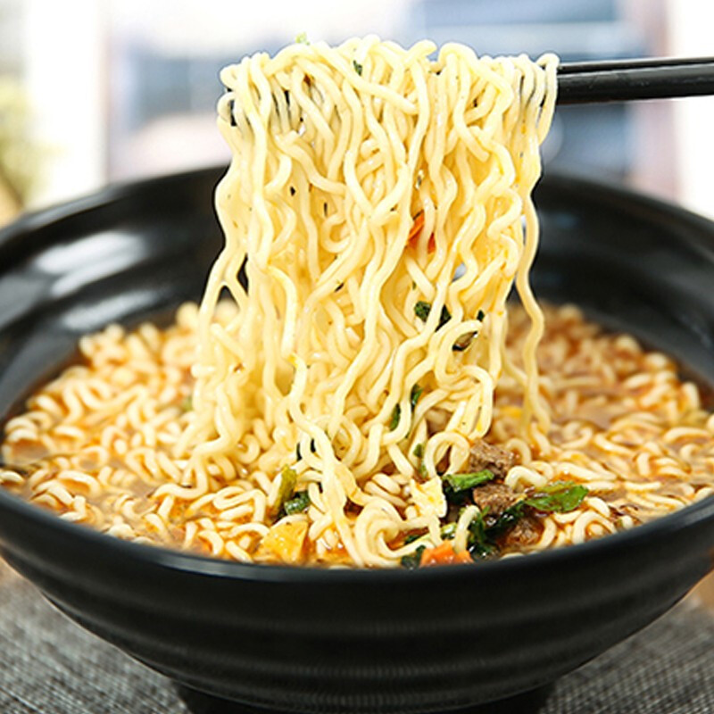 方便面红油爆椒牛肉面106g5袋装泡面速食面即食面夜宵食品香菇炖鸡面