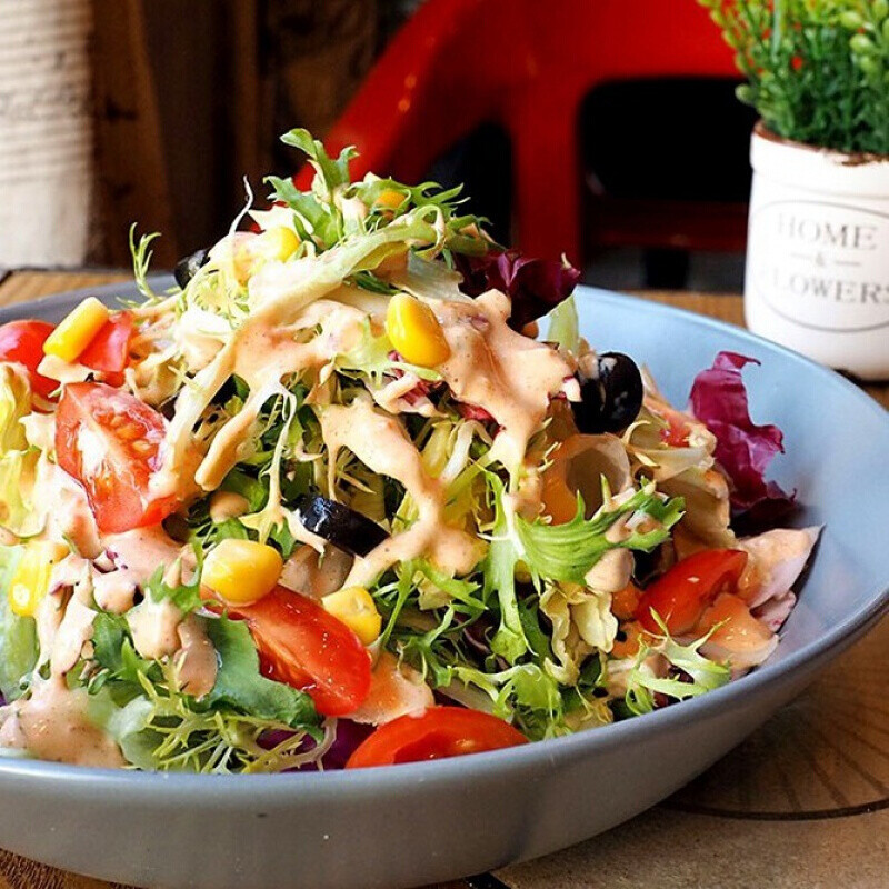 冰草沙拉酱新货百利沙拉汁焙煎芝麻口味轻食蔬菜沙拉酱海鲜沙拉冰草酱