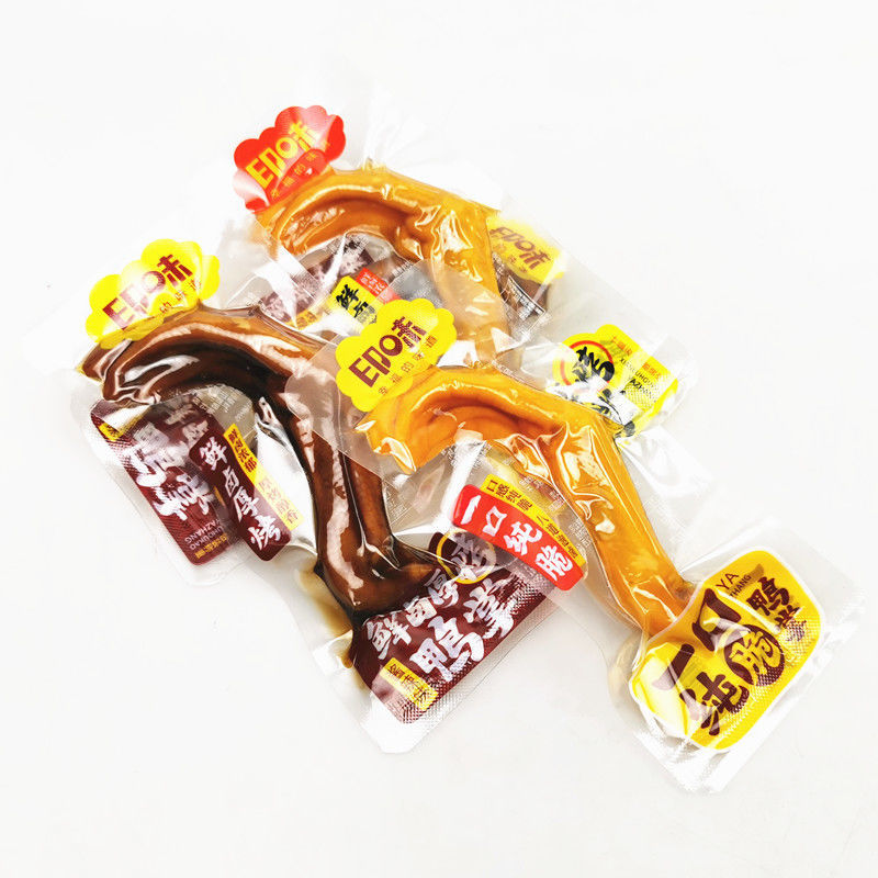 印味鸭掌500g熟食香辣卤味零食小吃休闲食品一口纯脆鲜卤厚烤5斤一口