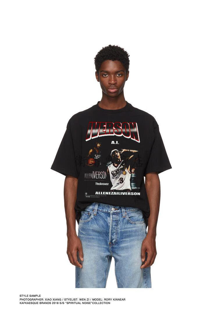 bape香港潮牌goose allen iverson vintage复古艾弗森嘻哈人像美式