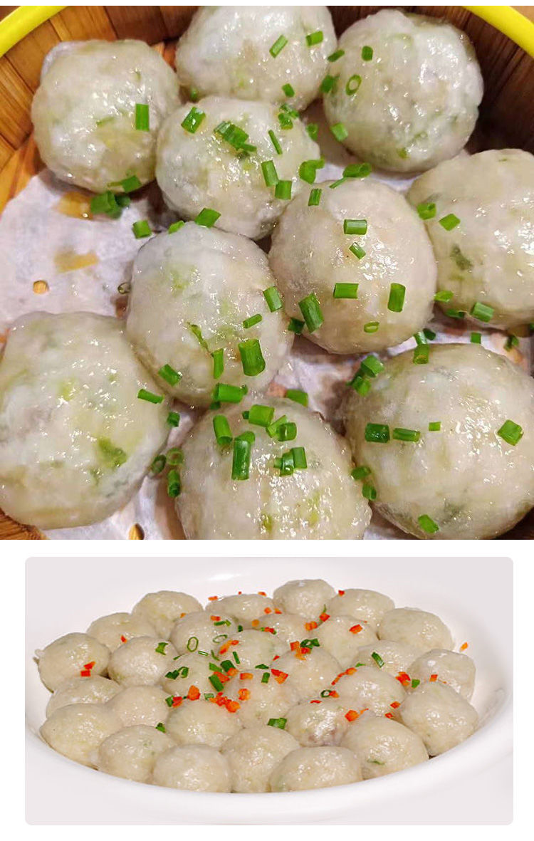 安徽淮南夏集贡圆水晶圆子庄墓圆子速食批发四喜圆子肉圆批发 夏集贡