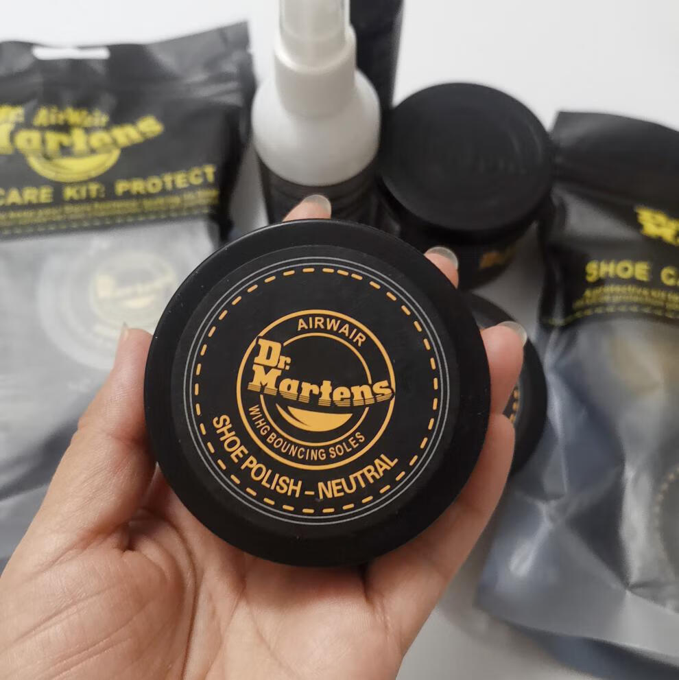 马丁博士鞋油drmartens代购马丁博士马丁靴专用清洁护理保养皮鞋套装