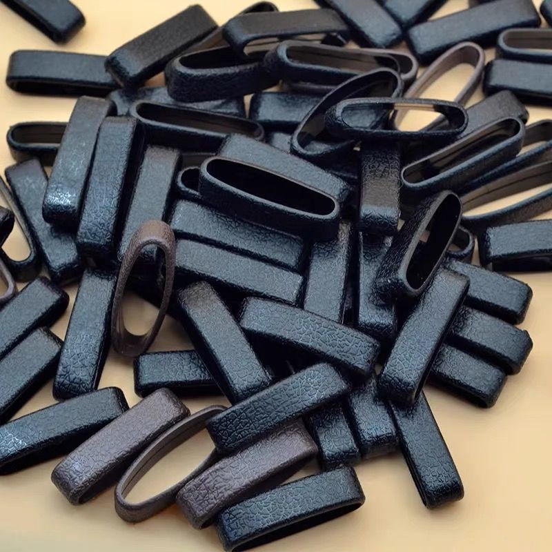 妲茵皮带圈环男生牛皮腰带皮圈环连接皮带尾部固定圈环配件皮套钥匙扣