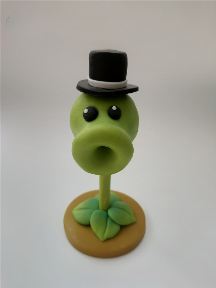 植物大战僵尸的橡皮泥手工软陶泥创意游戏模型雕塑泥土儿童玩具公仔 