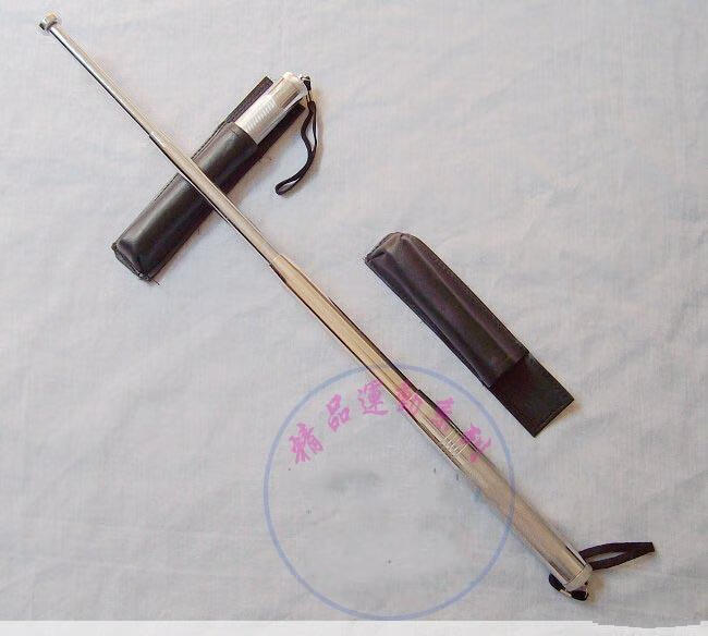 加长四节铁收缩升缩碎砖合金钢车载不锈钢长器械伸缩铁棍甩甩防身辊