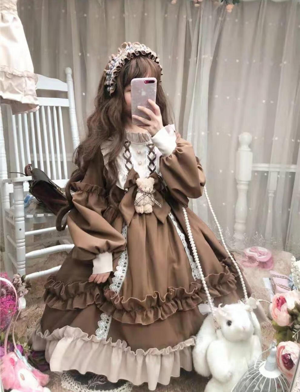 京享好物洛丽塔洋装洛丽lolita裙子夏天正版系日常公主萝莉塔连衣裙