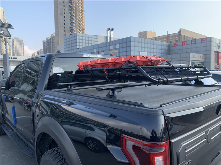 皮卡车行李架yakima皮卡猛禽f150坦途公羊ranger车顶车厢横杆行李框平