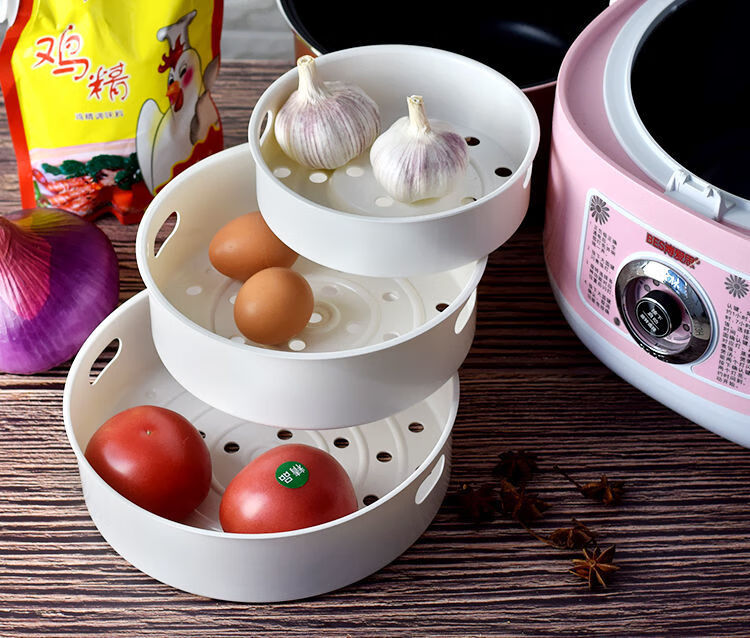 不锈钢沥米蒸饭器304不锈钢降低糖蒸饭器沥米器家用饭笼养生蒸饭篮