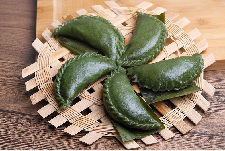 jd优选浙江杭州桐庐土特产农家手工自制传统小吃清明果艾叶粿野生艾草