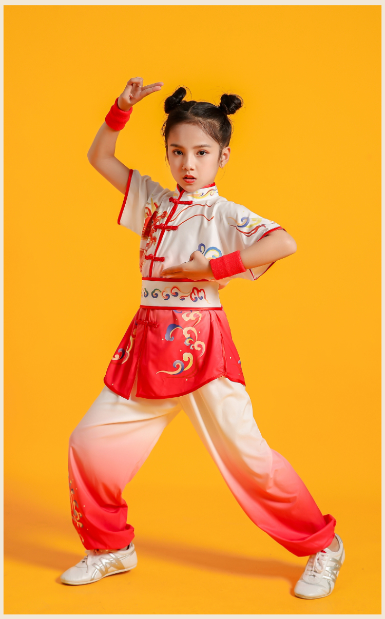 腾轩儿童武术服男女童幼儿园功夫春秋少儿训练表演出学生武术练功服装