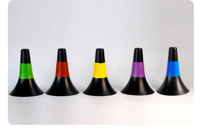 篮球训练辅助器材篮球锥桶篮球标志桶障碍物喇叭桶篮球训练杆绕杆