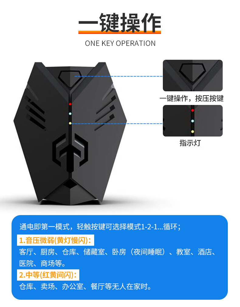 汽车防鼠超声波神器驱鼠器声波大功率驱鼠神器家用电子猫叫汽车专用新