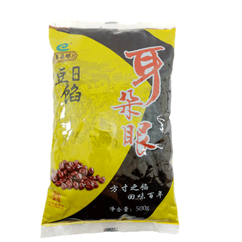 天津耳朵眼豆沙馅 天津特产耳朵眼豆馅原味/桂花红豆沙馅面包炸糕馅料