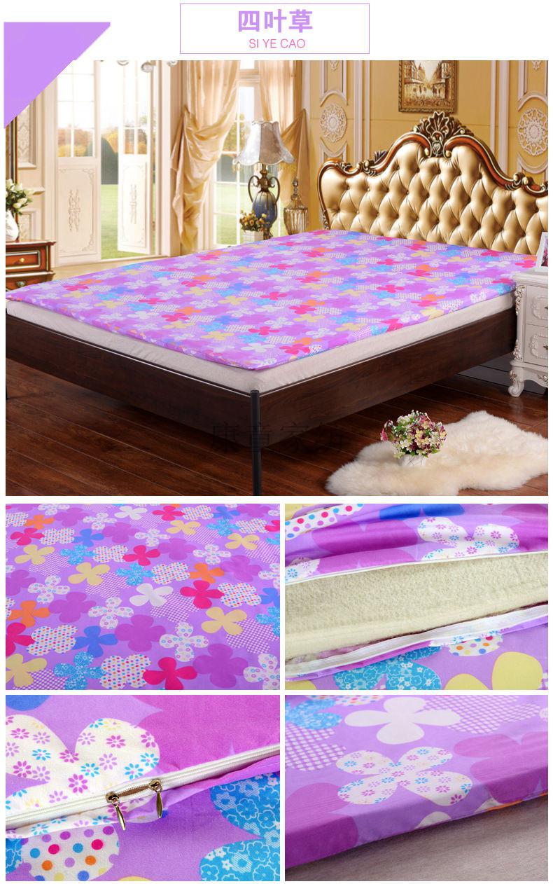 定制加厚炕毡羊毛毡床垫羊毛床褥双人榻榻米炕垫家用学生床毡子 中等