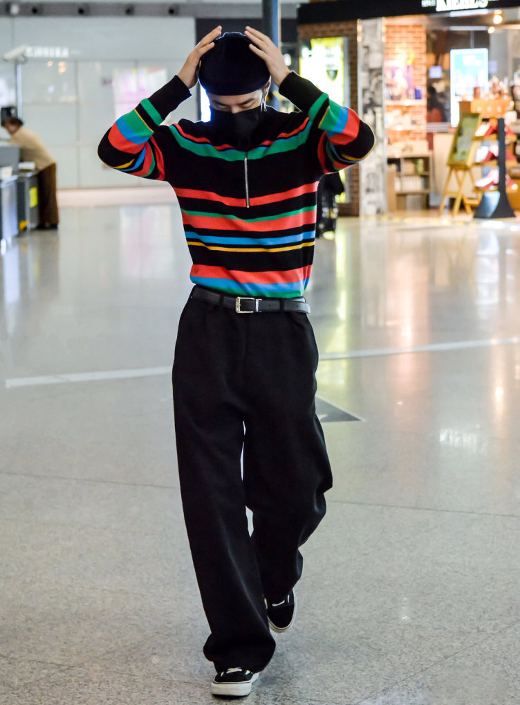 王一博裤子明星男女复古ins嘻哈这就是街舞休闲慵懒西裤阔腿长裤衣服