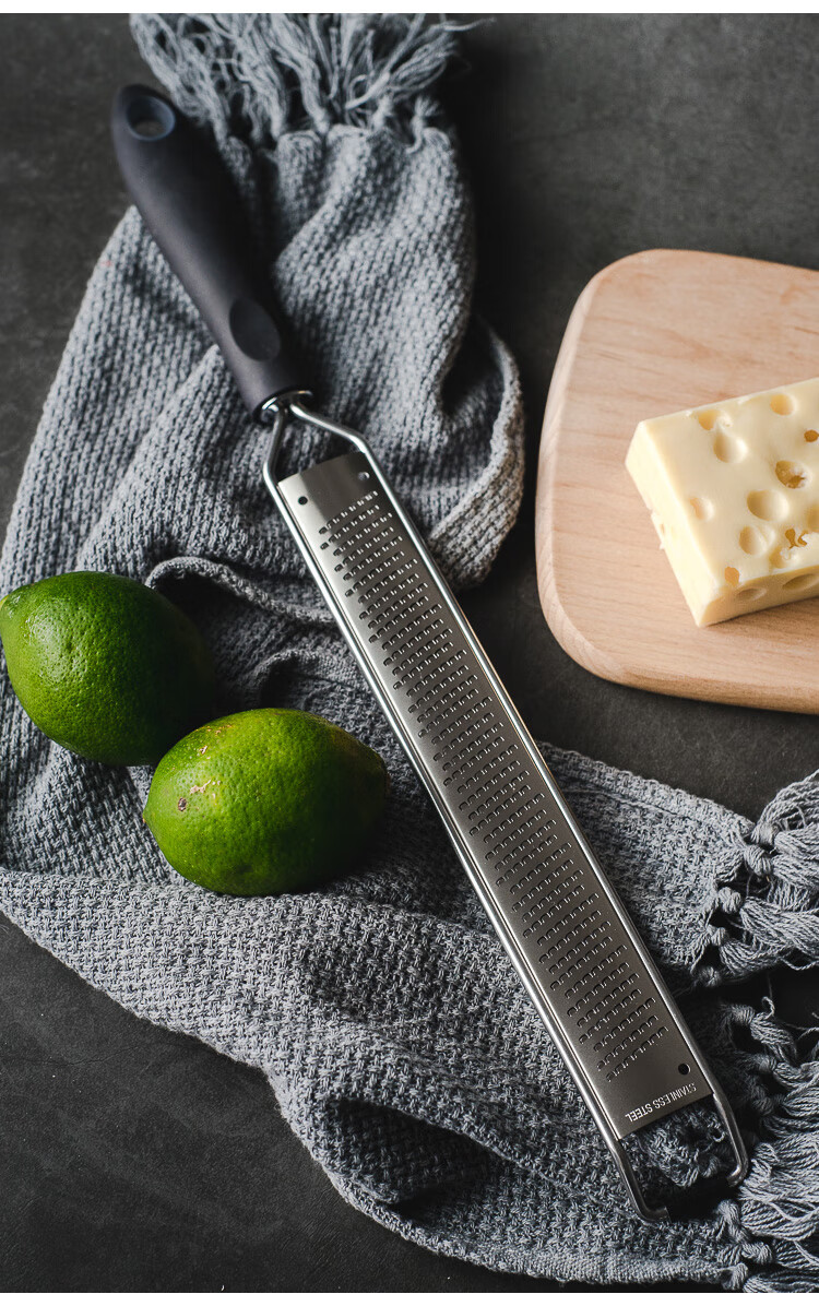 柠檬皮屑刨芝士刨丝器刨芝士碎神器芝士刨刀奶酪擦丝器 长条细齿刨